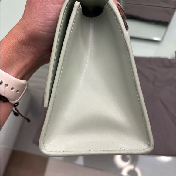 Authentic Balenciaga Small Hourglass Top Handle in Mint Green - Picture 7 of 11